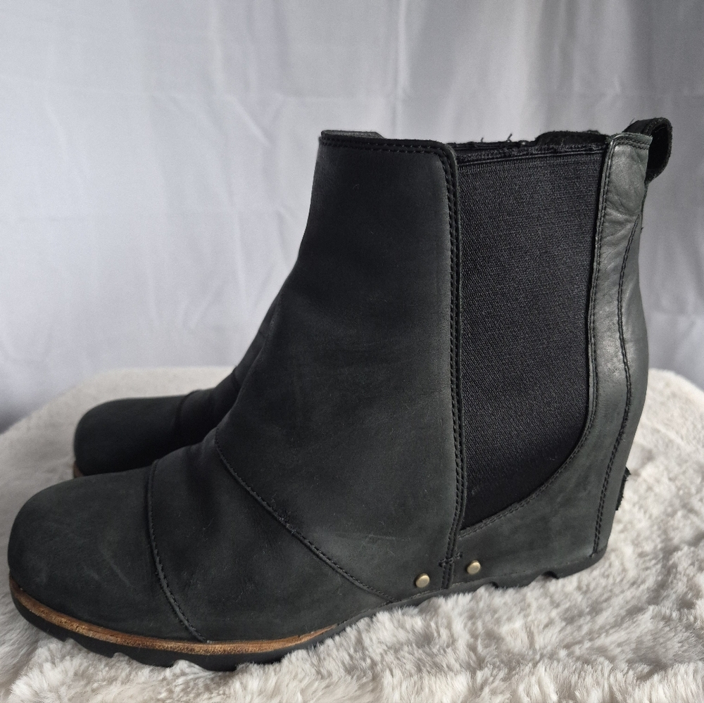Sorel Black Ankle Boots